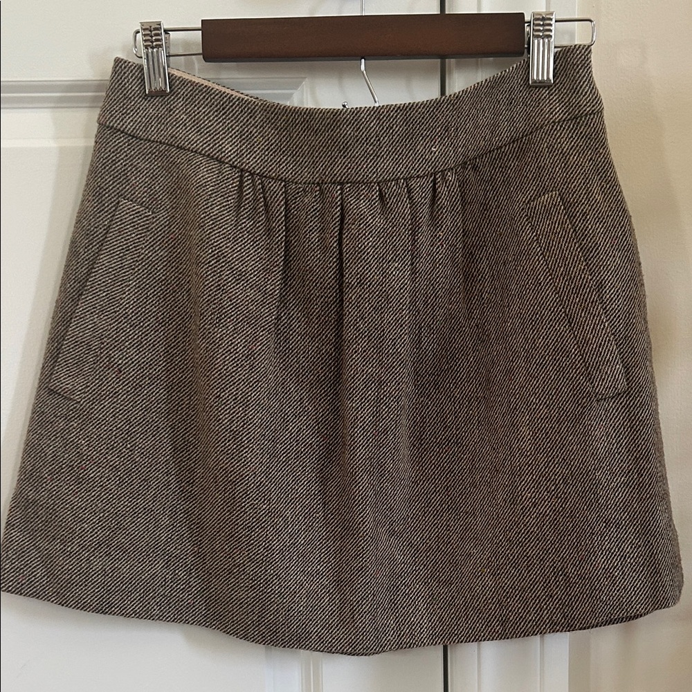 J. Crew Brown Mini Skirt
